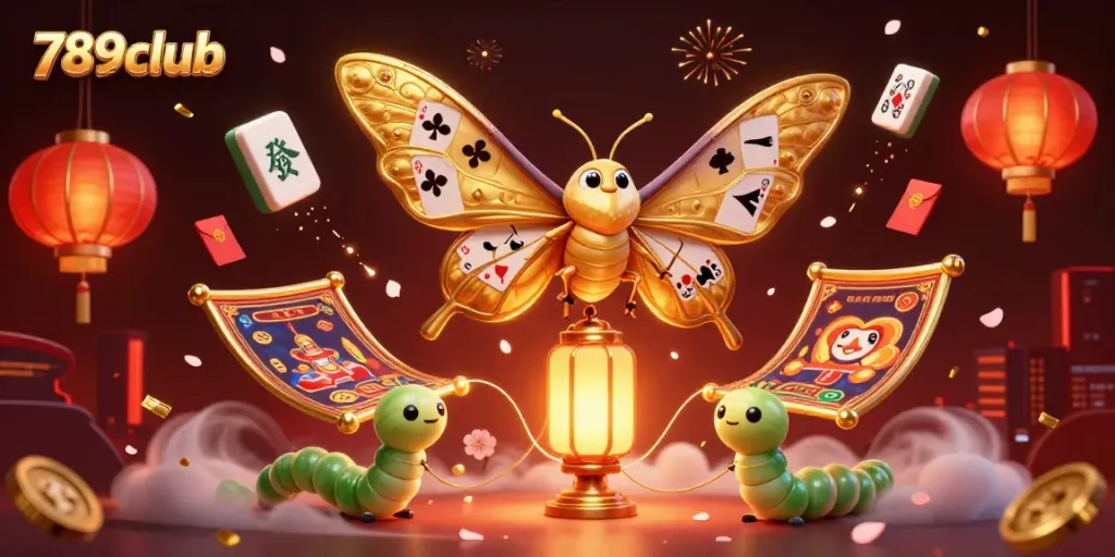 Experience exciting gameplay at 789club with vibrant casino-themed illustrations.