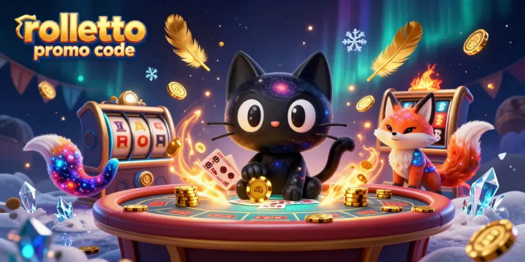 Experience the excitement of the rolletto promo code within a vibrant cosmic casino setting.