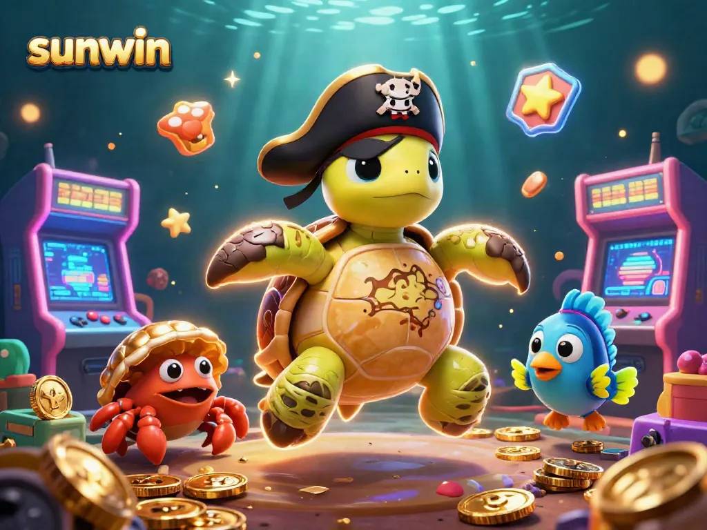 Engage with sunwin's exciting casino experience featuring vibrant gaming elements and lively characters.