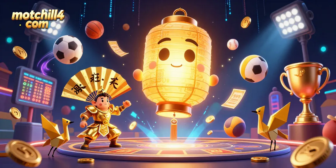 Engage with unique betting experiences on motchill4 com featuring dynamic sports elements and glowing characters.