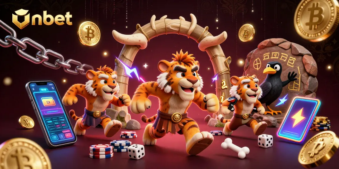 Experience the thrilling onbet action with a 3D casino scene featuring vibrant characters and gaming elements.