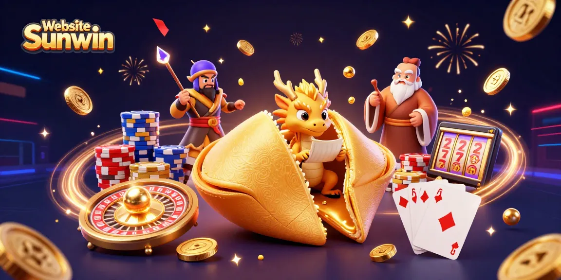 Engage with the exciting universe of Website Sunwin featuring vibrant casino characters and dazzling elements.